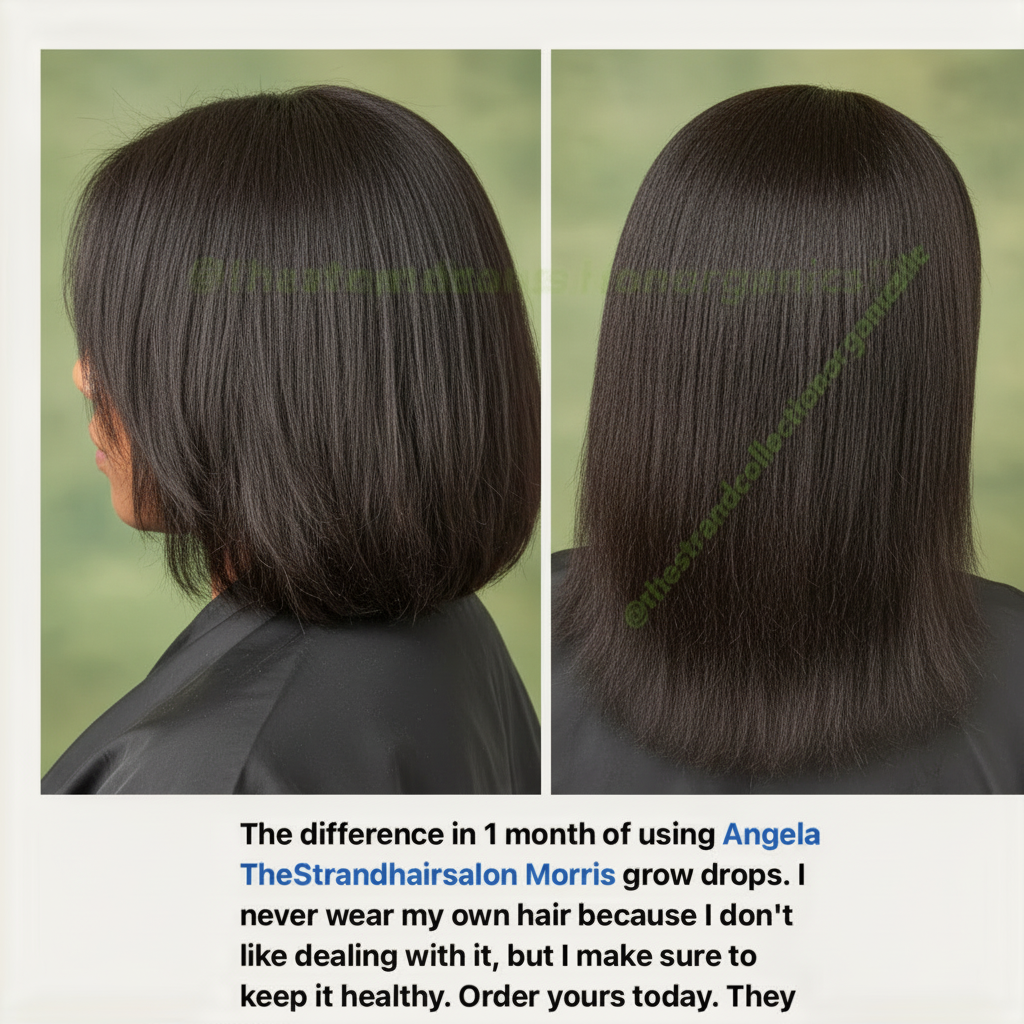 Enhanced Before-and-After Hair Growth Testimonial