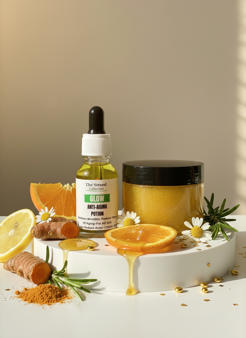 Glow Oil and Scrub Set